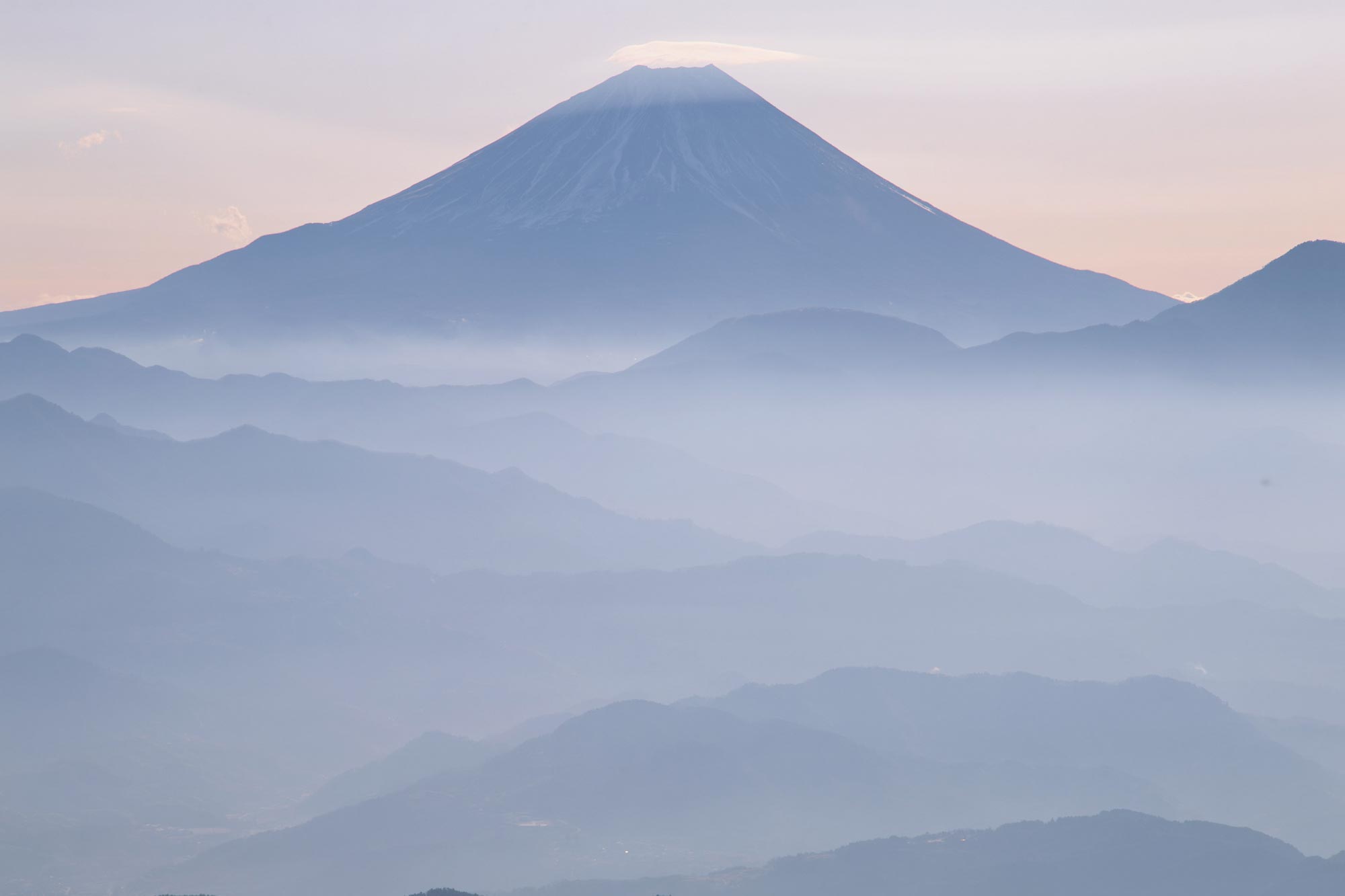 富士山の遠景